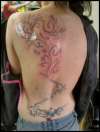 Whole back tattoo