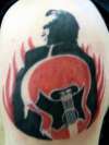 Jaquin Pheonix as Johnny Cash tattoo