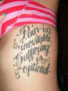 Quote Tat. tattoo