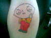 Stewie Griffin tattoo