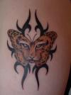 Leopard Butterfly tattoo
