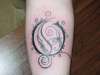 Opeth band logo tattoo