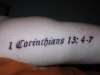 1 Corinthians 13 arm tattoo. Love is...