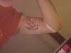 Dove tattoo. Religious symbol of love