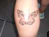 tiger butterfly tattoo