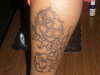 ROSES WITH DAUGHTER NAME HEAVEN tattoo