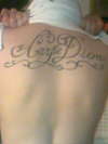 carpe diem top back tattoo