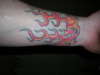 flames tattoo