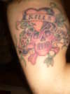 love kills slowly glow in the dark ink hungs tatto parlor tattoo
