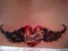 Angel Wings/ Heart tattoo