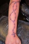 rosary tattoo