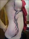 tribal body tattoo