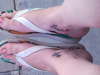 Both feet tattoo
