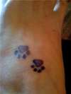 Paw Prints tattoo