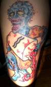 Aquarius zombie tattoo