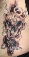 Carpe Diem up close tattoo
