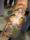 PIN-UP ,CUSTOM tattoo