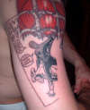 Spiderman "Amazing Fantasy" tattoo