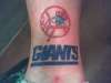 Bronx Bombers & Big Blue tattoo