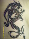 Dragon, step 2 tattoo