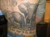 elephants by Moreno David tattoo