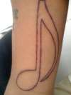 Music Note tattoo