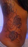 my 2nd tat..roses/filigree tattoo