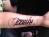 Family & Respect tattoo