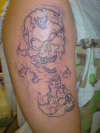 First Ink Line Work tattoo