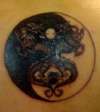 twin dragons tattoo
