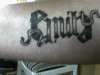 daughters name tattoo