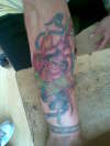 old skool cover up tattoo