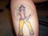 Firefighter Pinup tattoo