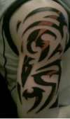 free hand tribal tattoo