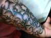 my sleeve of stars and clouds is almost finished! tattoo