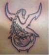 Taurus Sign and Scorpion tattoo