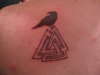 Valknot & Raven tattoo