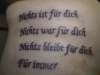 Rammstein Quote tattoo