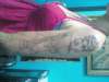Lucille Ball Pin-up Linework tattoo