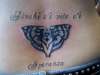 carrie's butterfly tattoo