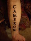 my last name tattoo