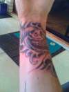 koi tail tattoo