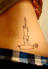 Shel Silverstein's "Invitation" tattoo