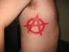 Anarchy Symbol tattoo
