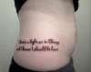 Chicago lyric tattoo