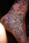Zombie-esk mess tattoo