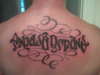 angels and demons ambigram tattoo