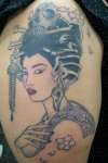 Geisha cover up tattoo