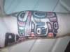 Inside haida half sleeve tattoo