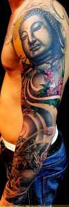 left sleeve with color... tattoo